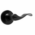 Weslock New Haven Entry Lock with Adjustable Latch and Full Lip Strike Keyed Alike 2 Matte Black Finish 00240X2X2FR22